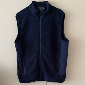 Vineyard Vines Harbor Fleece Vest - Men's Navy